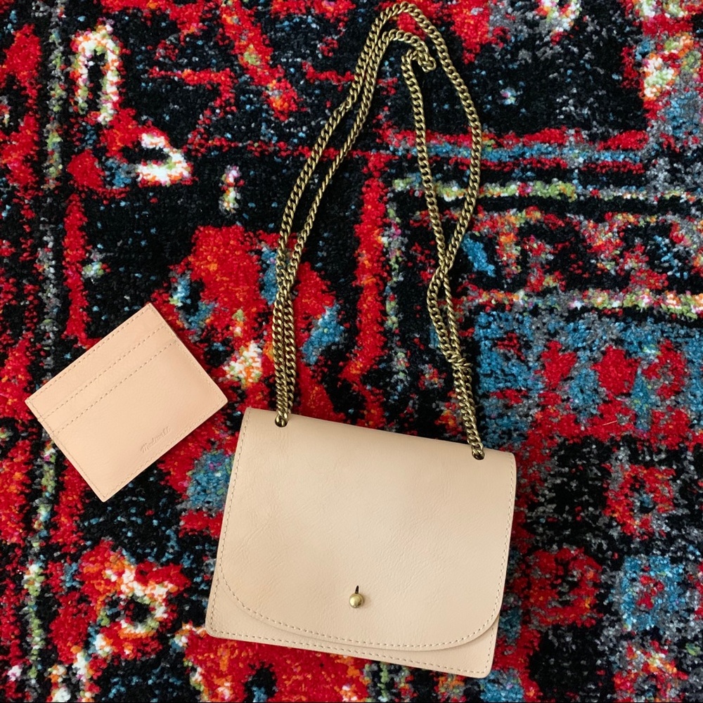 🆕Madewell Chain Crossbody & Leather Card Case🆕
